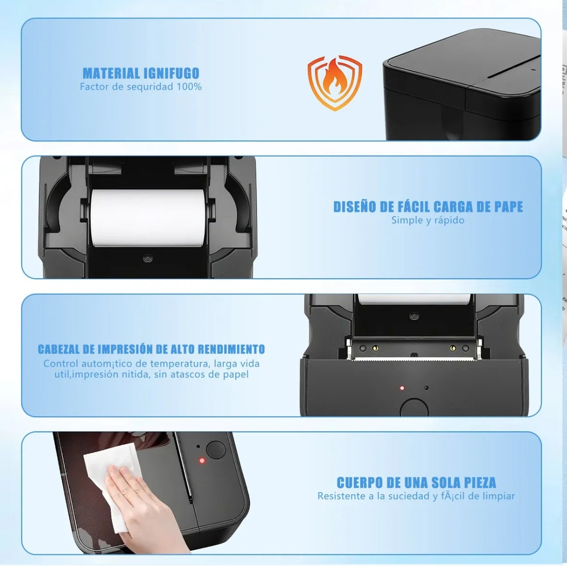 Impresora de tickets 58 mm POS nueva