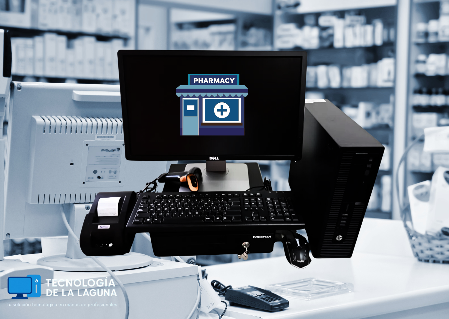 Kit punto de venta para farmacia