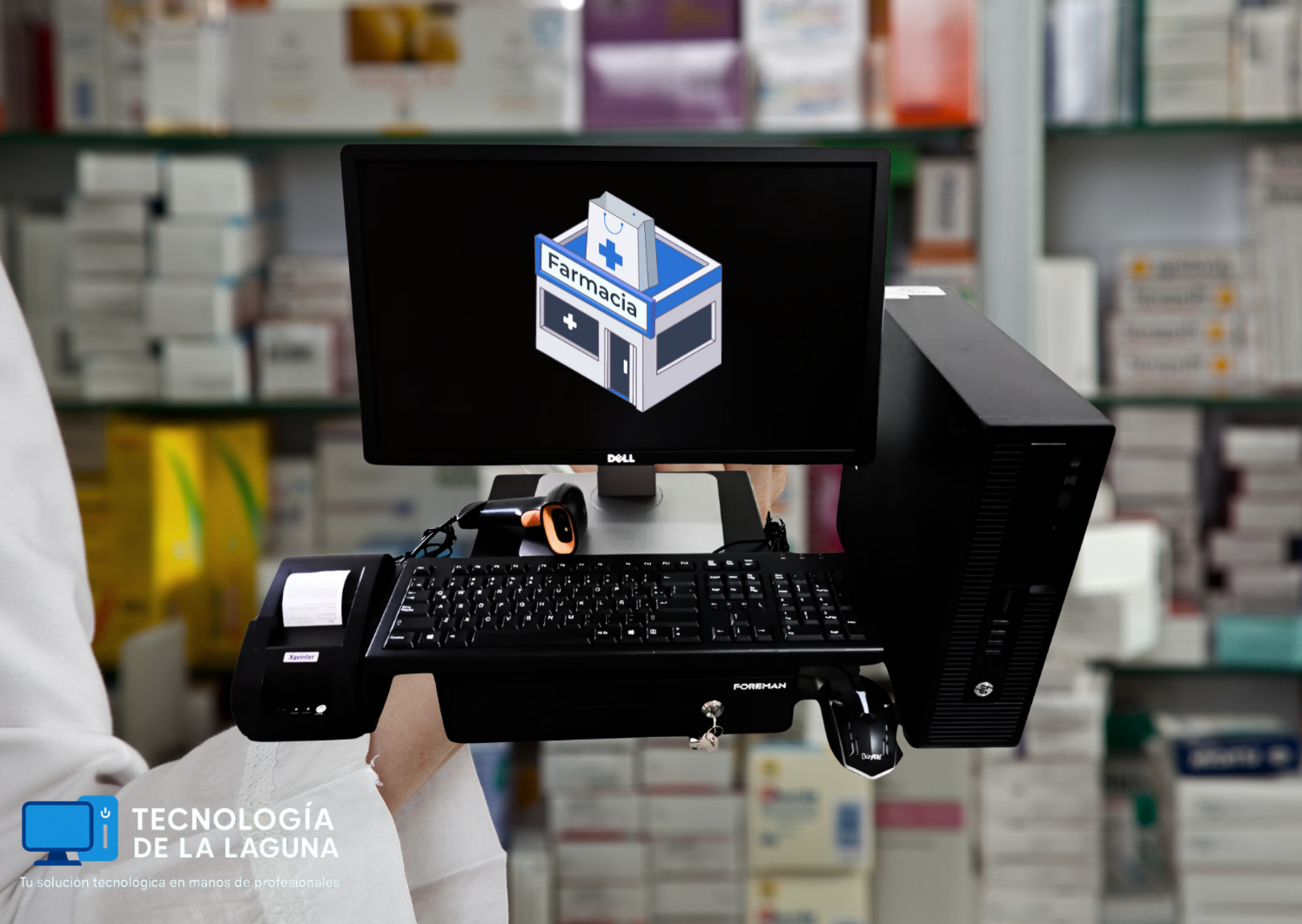 Kit punto de venta para farmacia