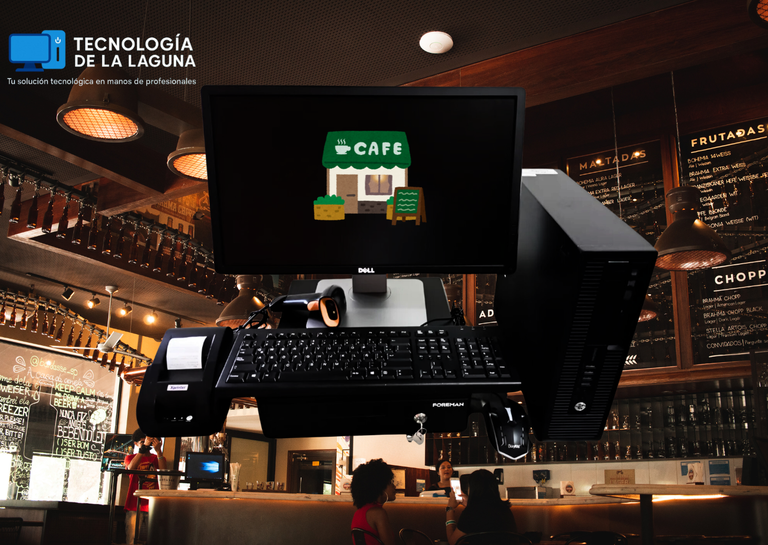 Kit punto de venta para restaurante completo