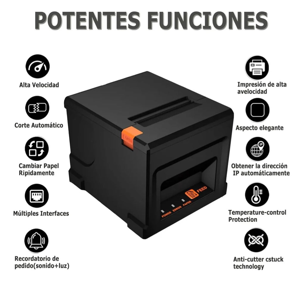 Impresora de tickets 80 mm autocorte Nueva